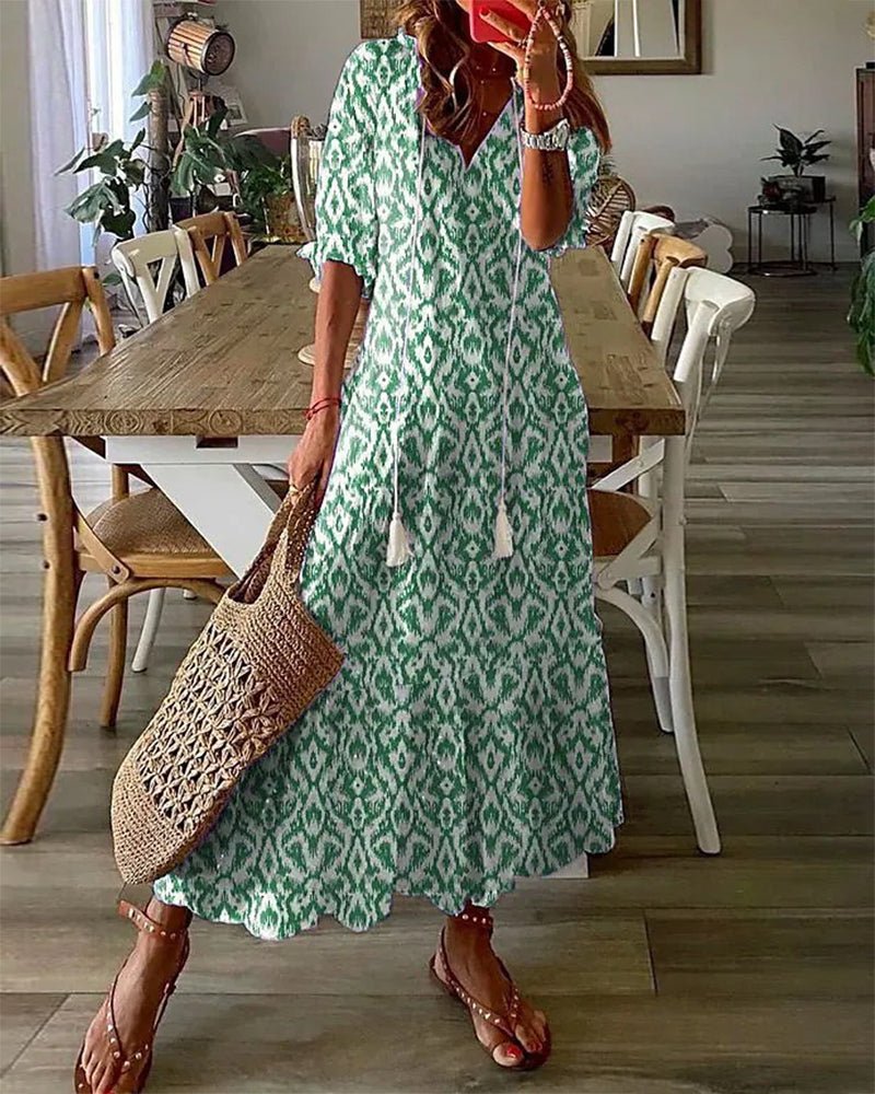 Luna | Vestito midi dallo stile boho informale