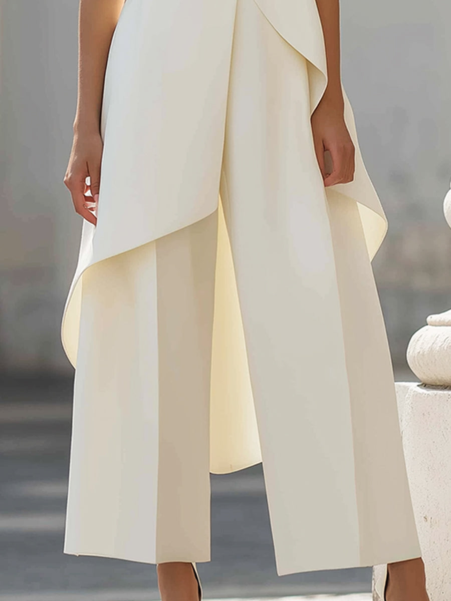 Elyssa | Elegant Long Sleeveless Jumpsuit