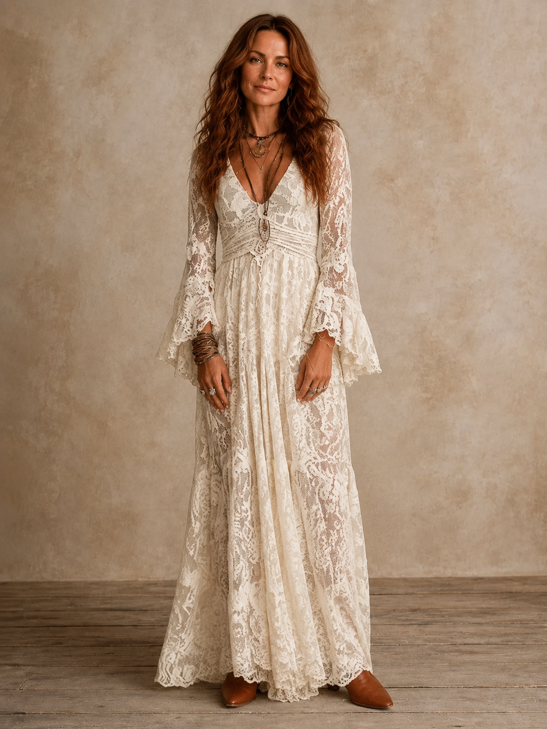 Emily | Abito Maxi Silhouette Vintage per Donne