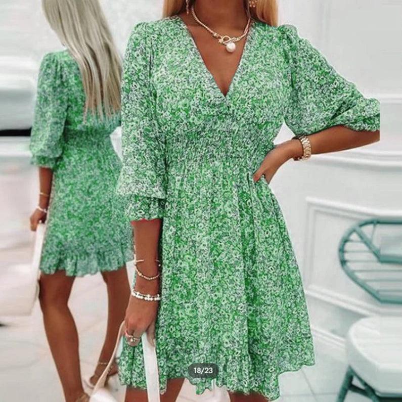 Vera | Abito Elegante a Fiori