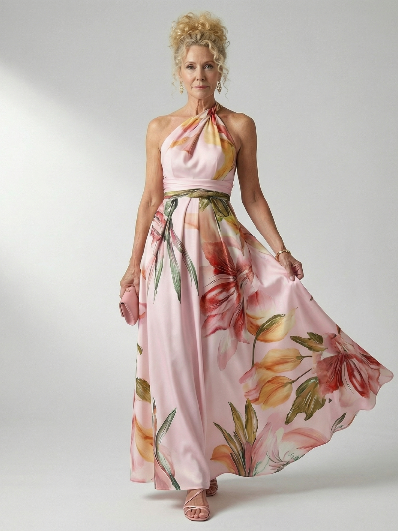 Amiel™ Abito Maxi Floreale Leggero