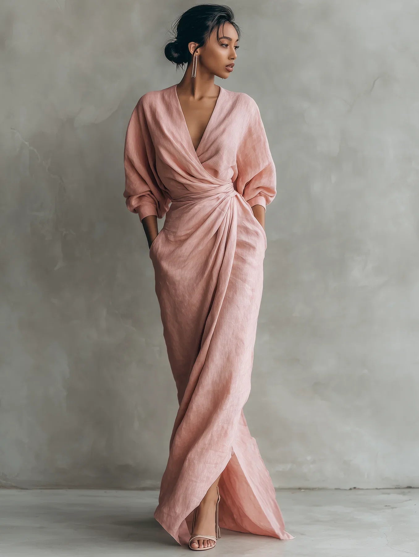 Harper | Maxi V-Neck Dress