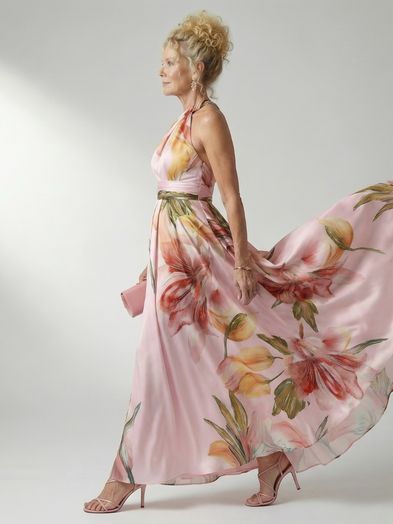 Amiel™ Abito Maxi Floreale Leggero
