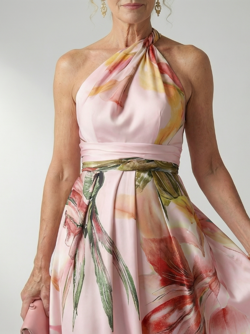 Amiel™ Abito Maxi Floreale Leggero
