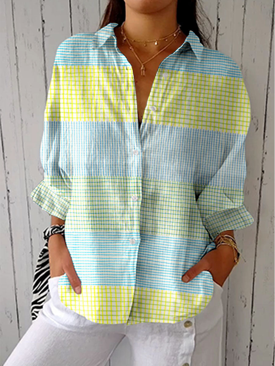 Filippa | Blusa a Righe Pastello