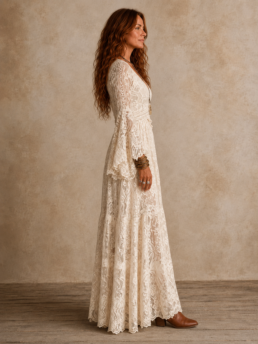Emily | Abito Maxi Silhouette Vintage per Donne