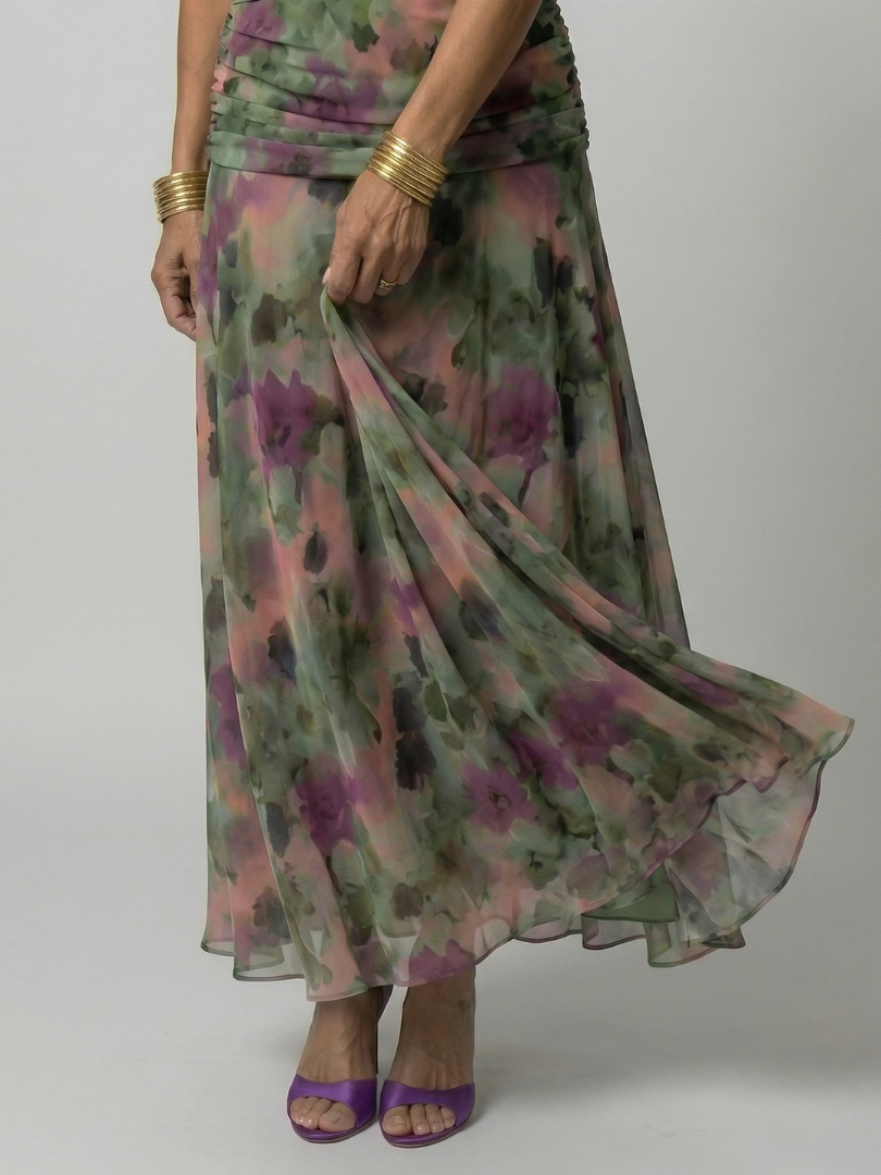 Calen | Abiti Midi Fluttuanti con Spalle Scoperte