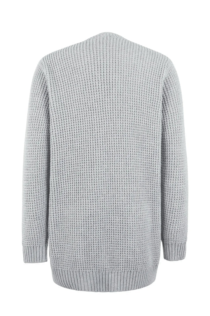 Cardigan classico con maniche lunghe per donne