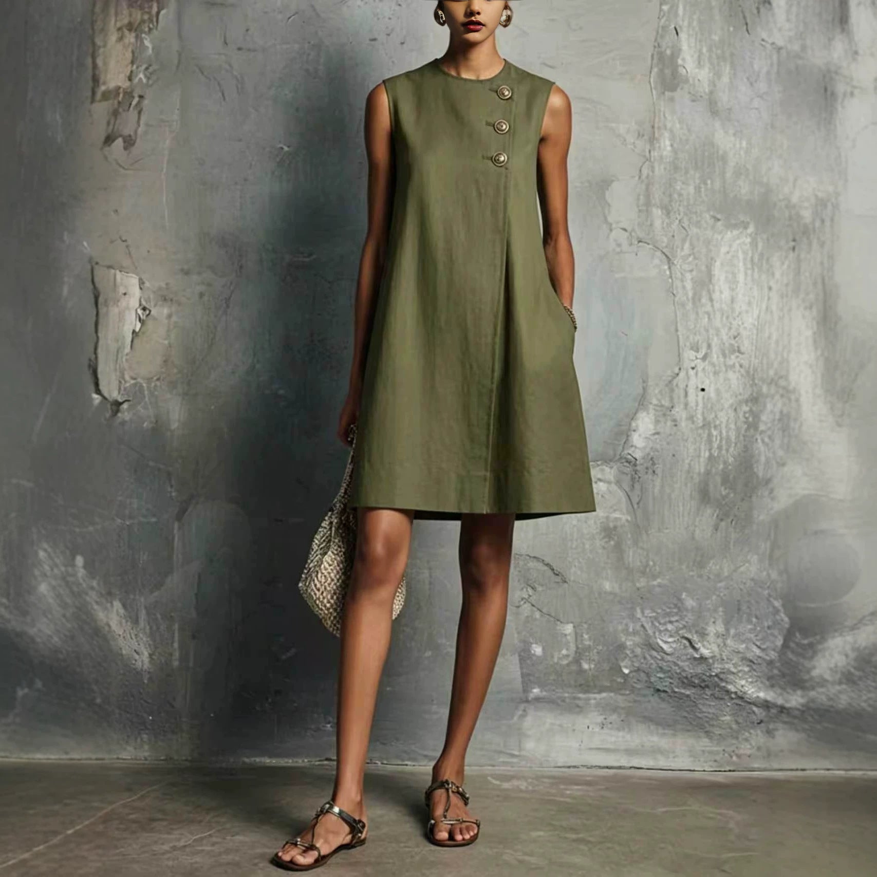Margot | Mini Linen Dress