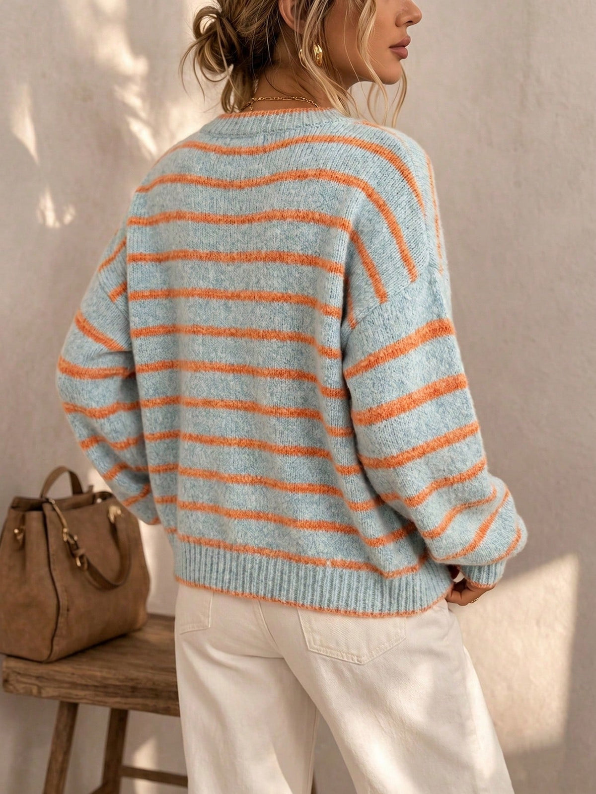 Mabel | Cardigan a Righe in Maglia