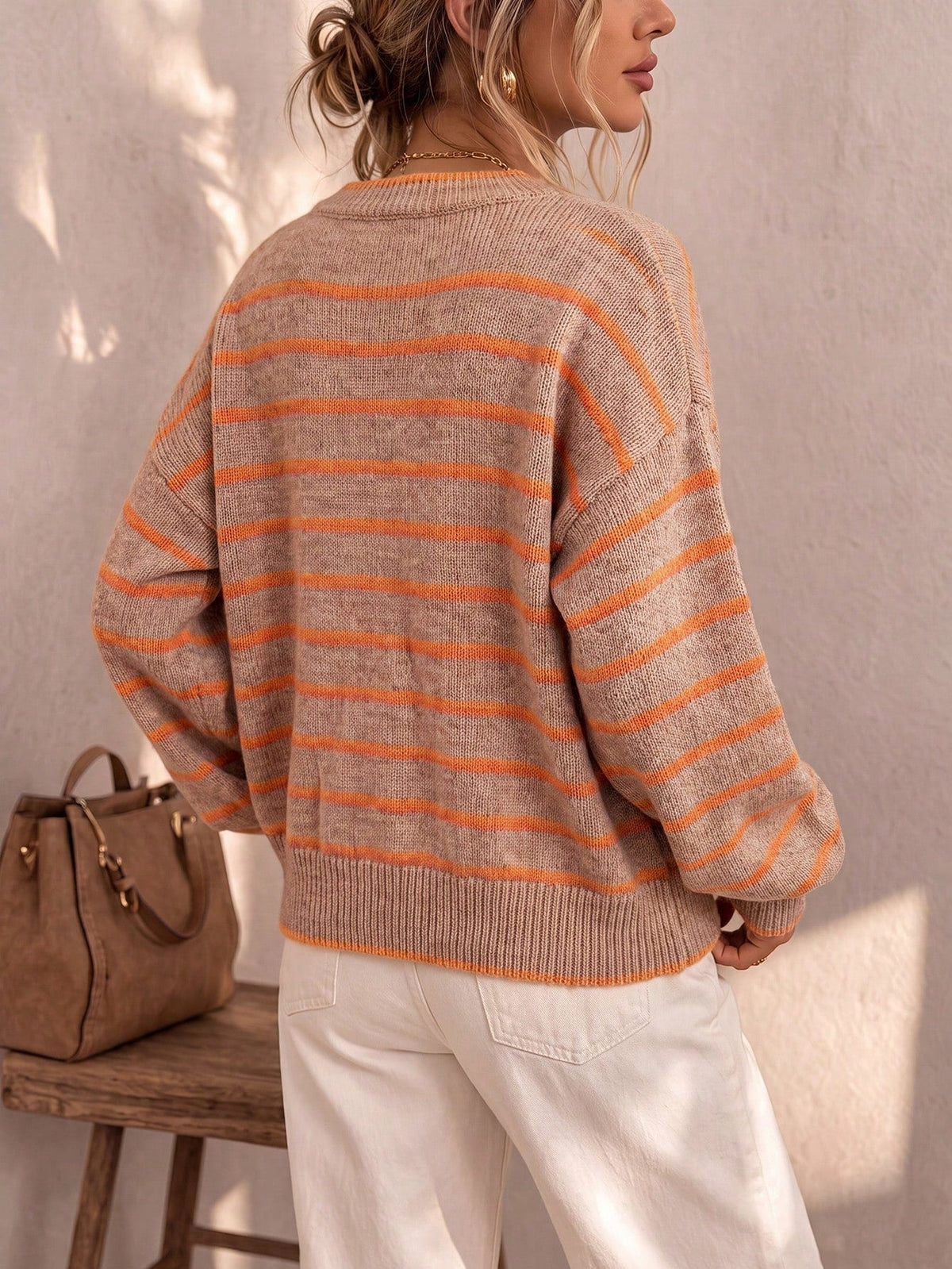 Mabel | Cardigan a Righe in Maglia