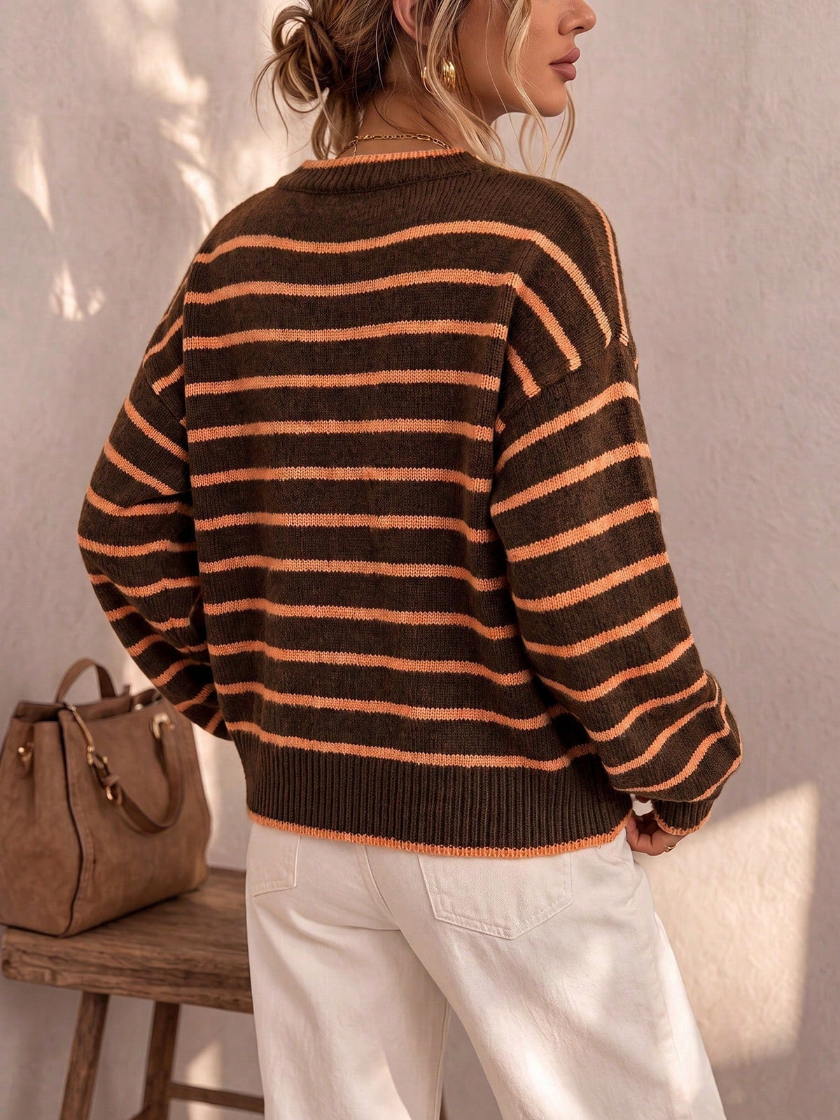 Mabel | Cardigan a Righe in Maglia