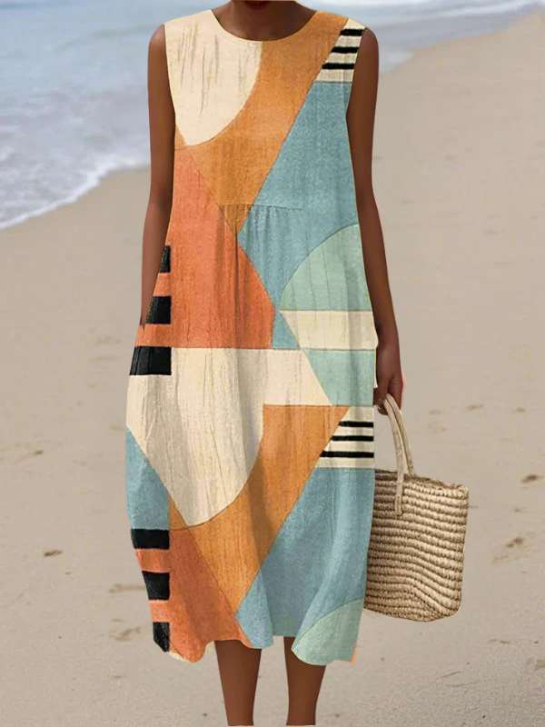 Marisol | Sleeveless Maxi Dress, A-Line Silhouette