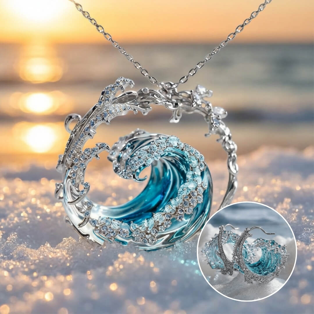 Collana in Argento Ocean's Oath con Orecchini in Omaggio – Offerta a Tempo Limitato