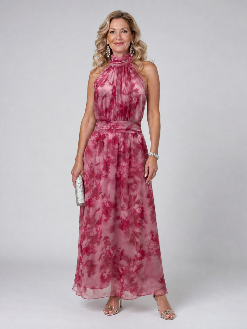 Abito Midi Avien™ con Collo All'Americana