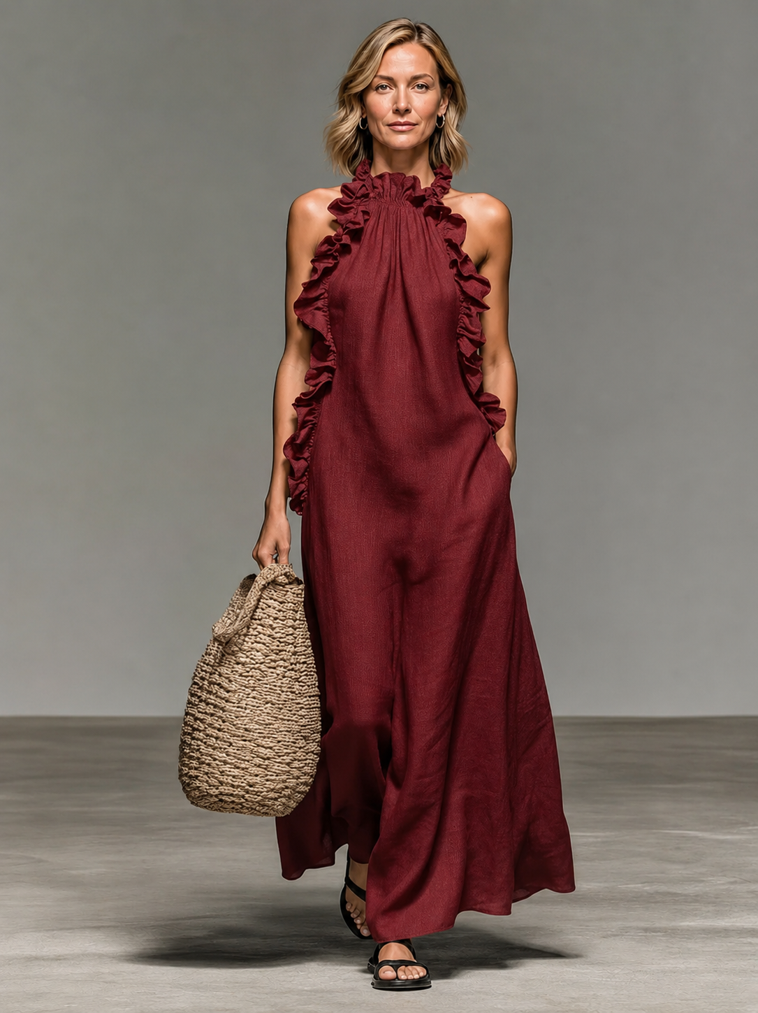 Emma | Maxi con Rouches Morbido