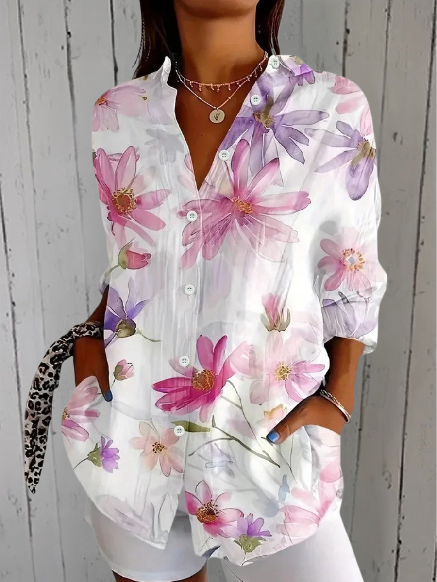 Anica | Blusa Artistica Vivace con Bottoni