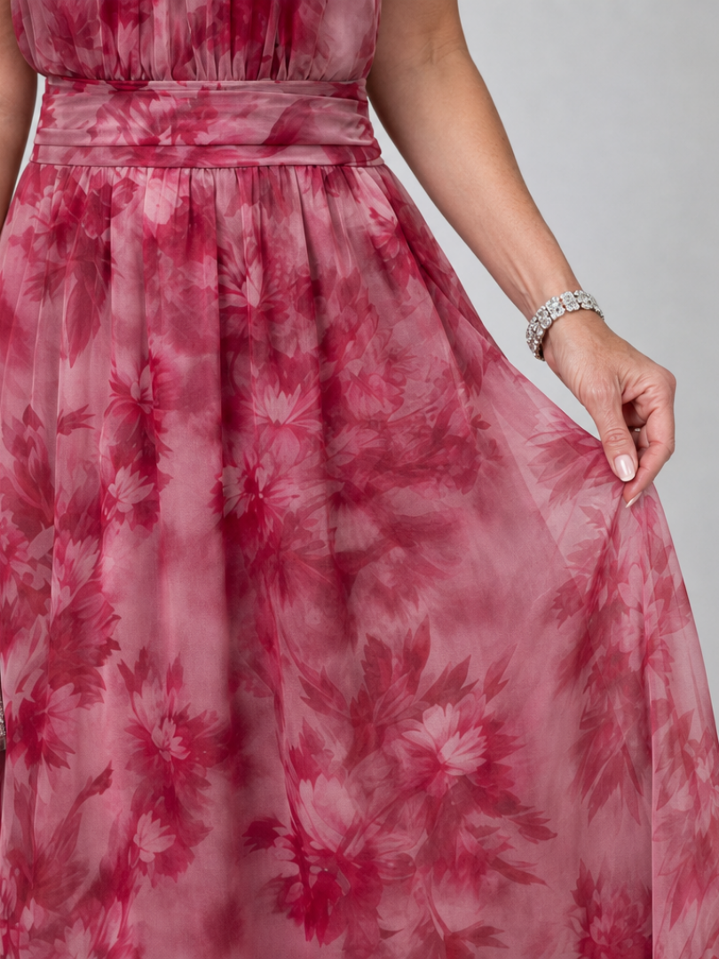 Abito Midi Avien™ con Collo All'Americana