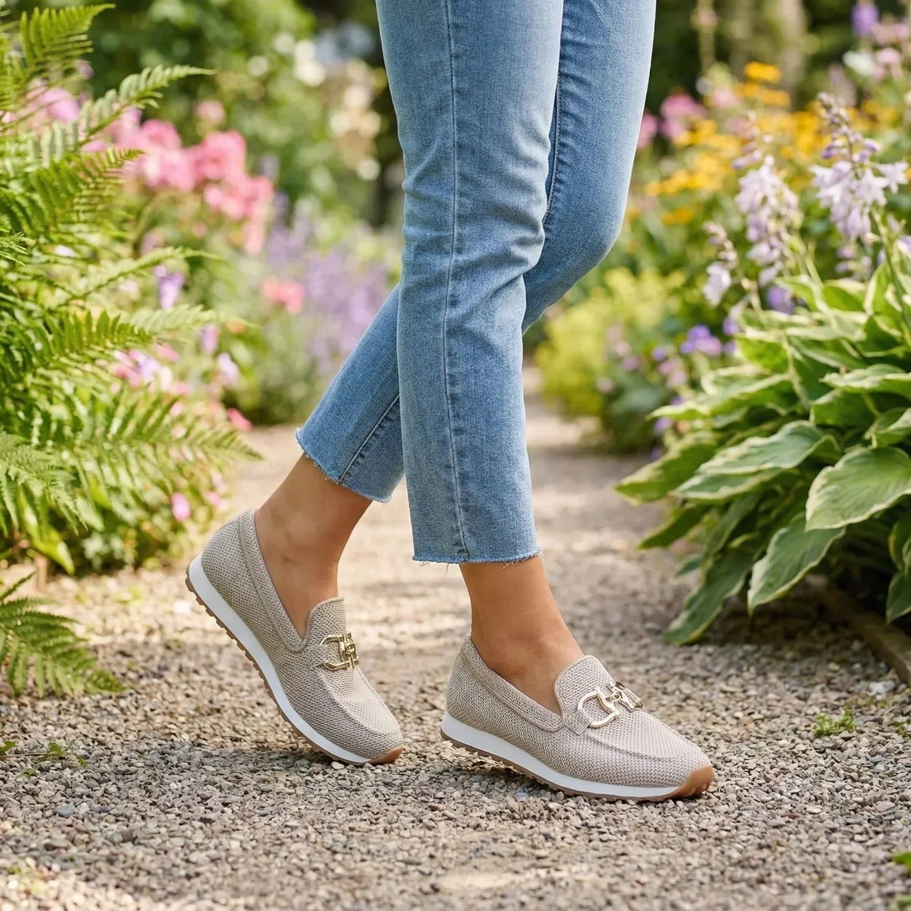 Chiara | Sneakers tipo mocassino.