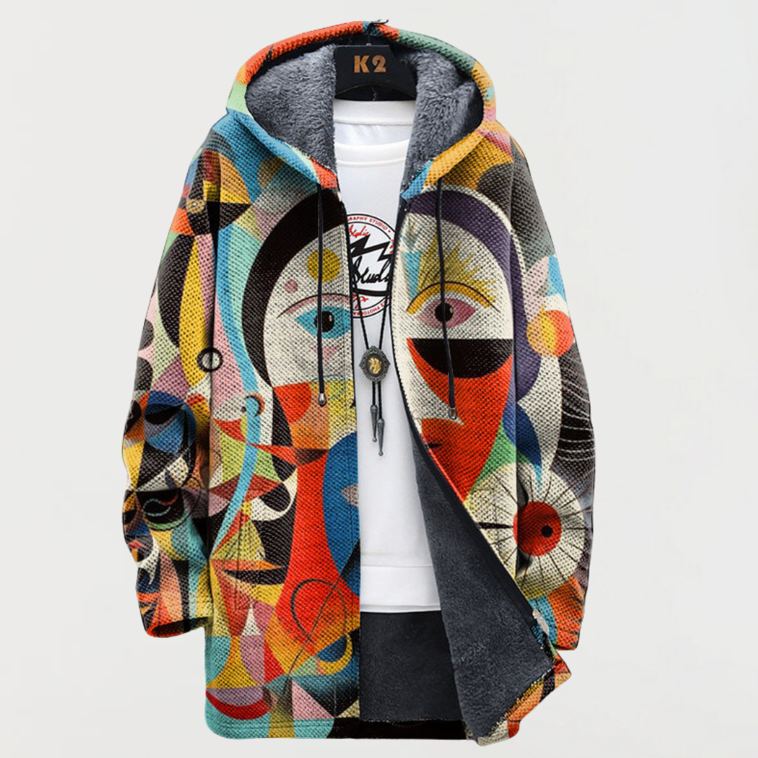 Morgan | Cappotto Stampa Astratta