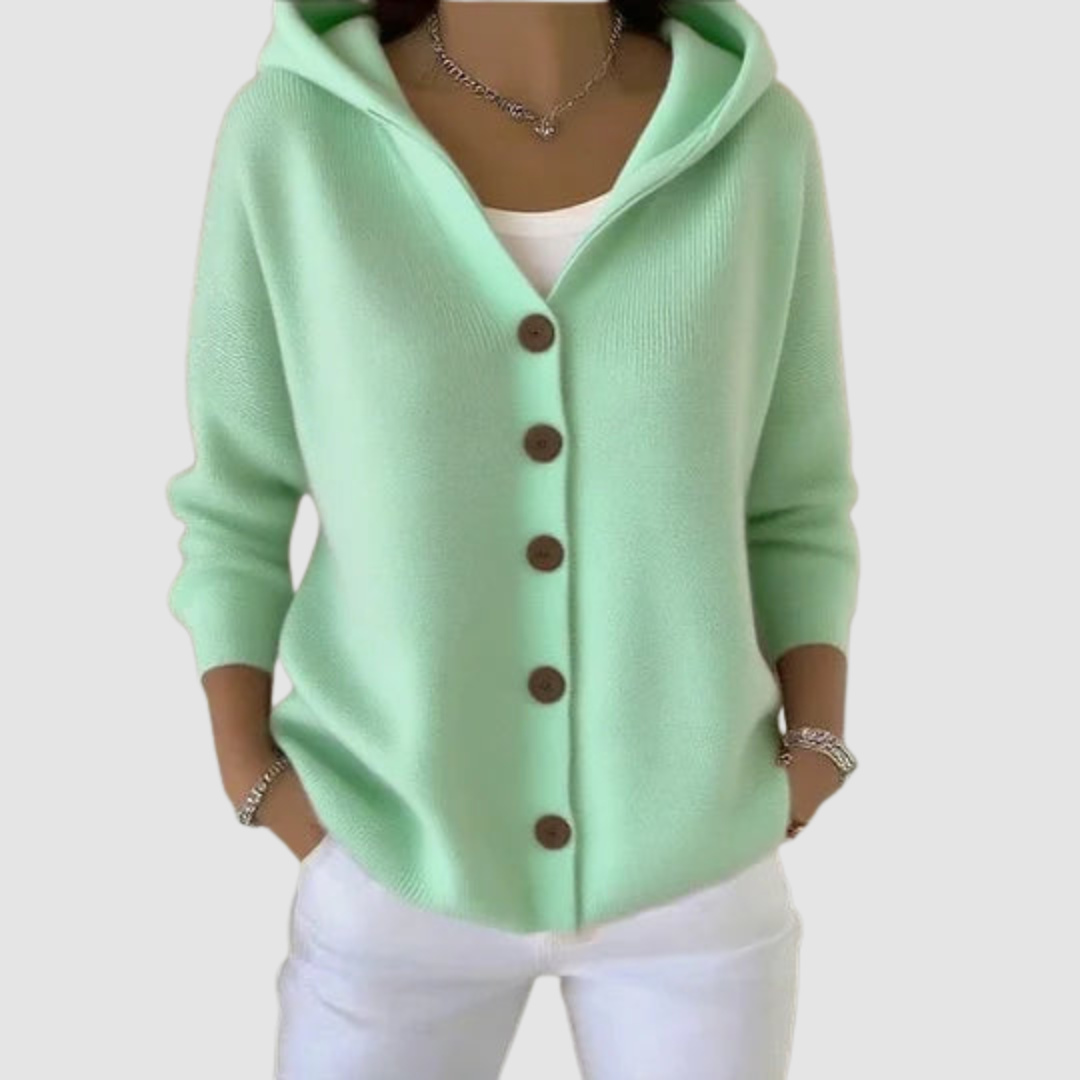 Emilia | Cardigan con Cappuccio – Lucia Toscana