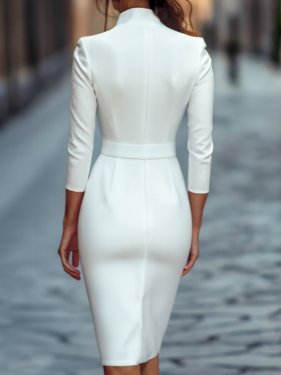 Tivara | Abito Midi Modello Blazer – Lucia Toscana