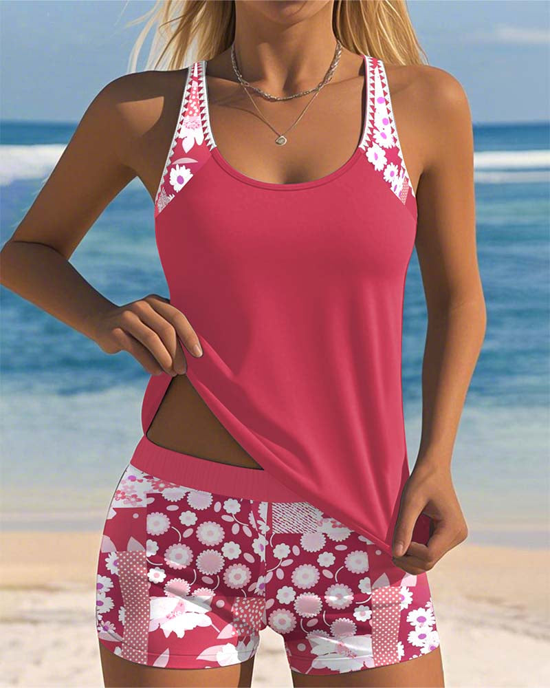 Nanet - Set di Shorts Tankini Stampati