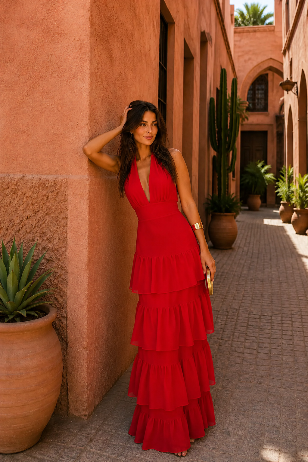 Vestito Manila in rosso