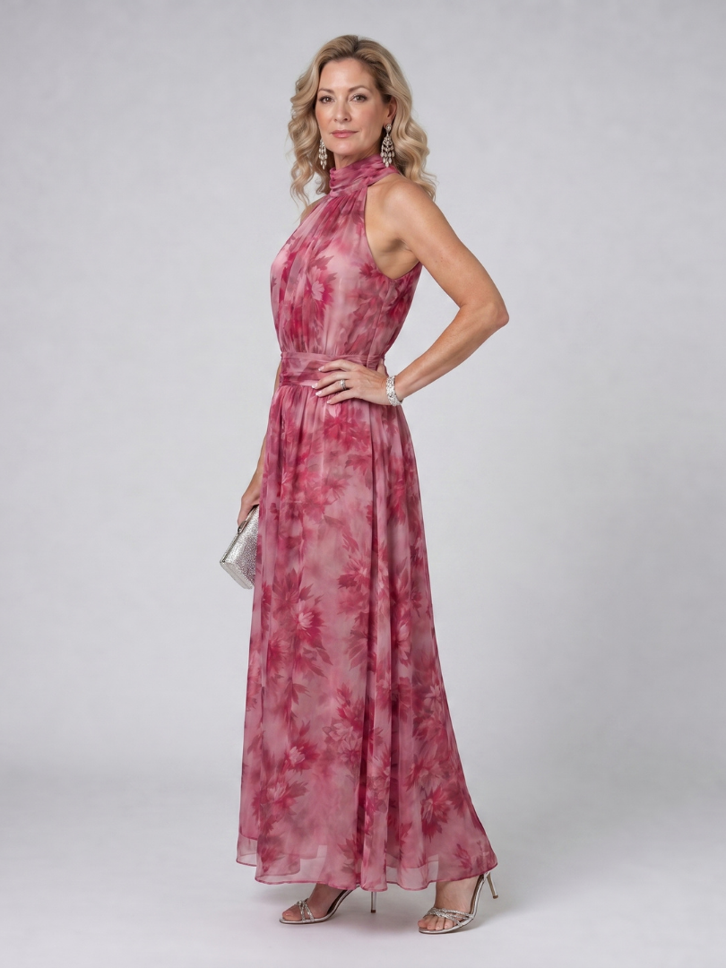 Abito Midi Avien™ con Collo All'Americana