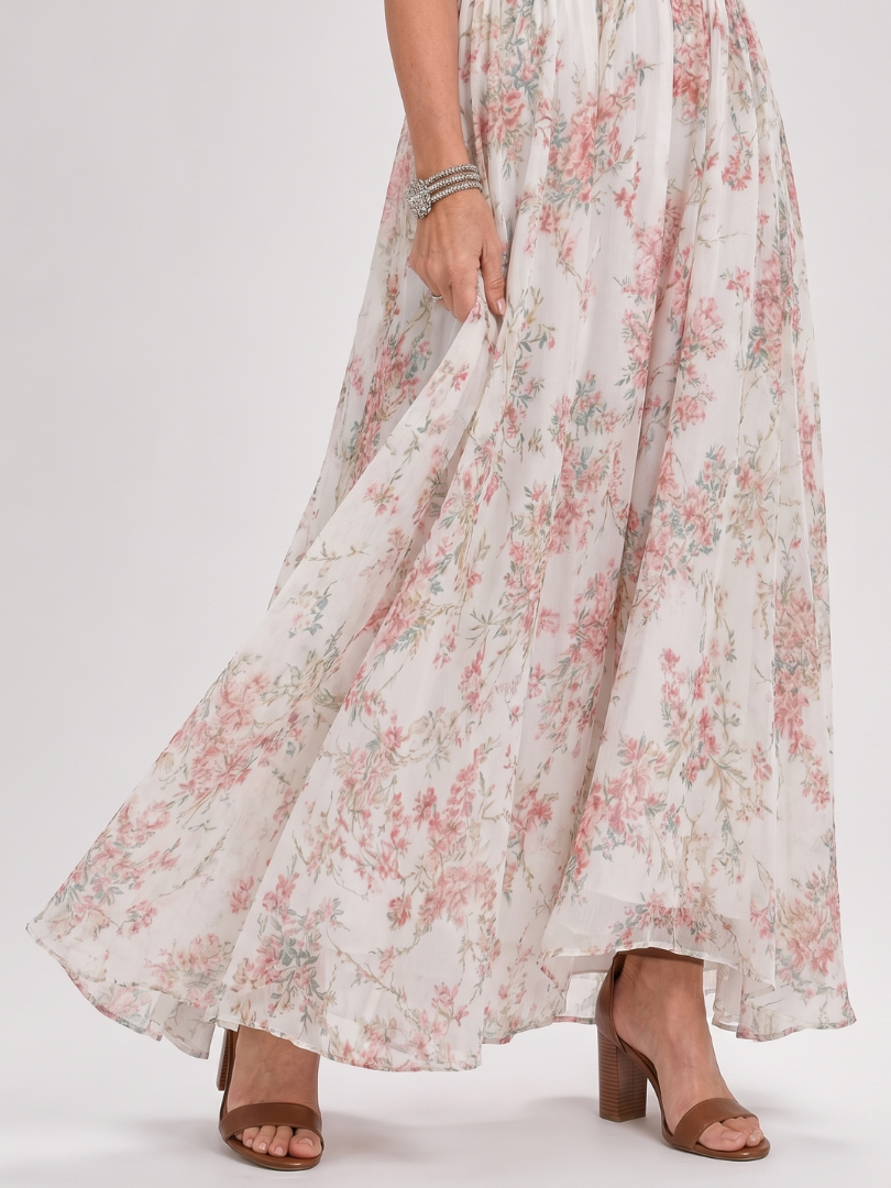 Abito Midi con Stampa Floreale Guinevere™