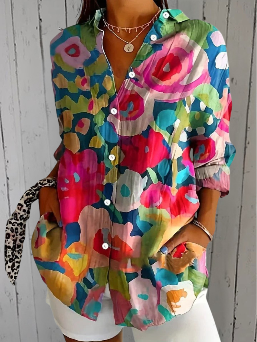 Anica | Blusa Artistica Vivace con Bottoni