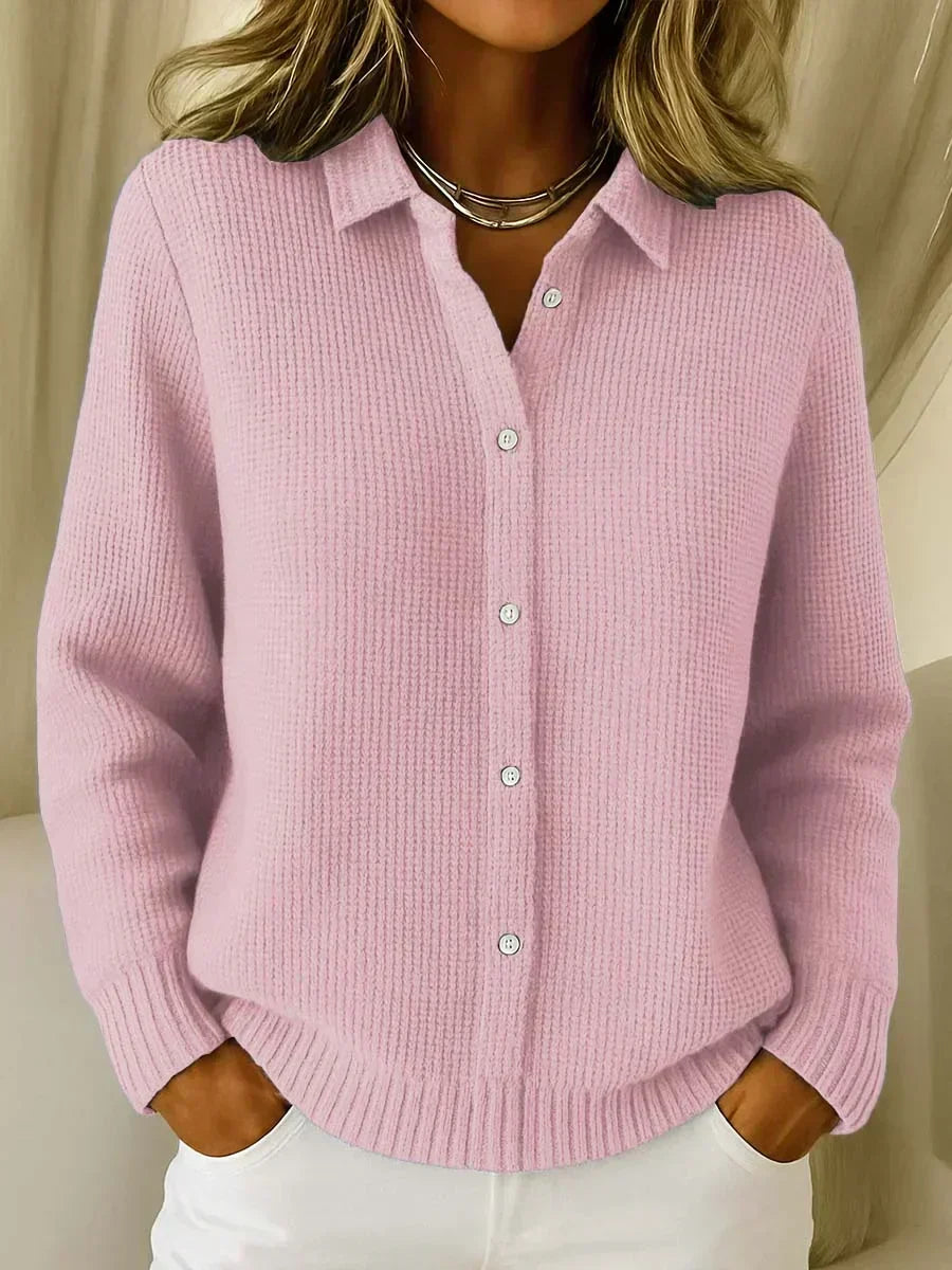 Camilleâ„¢ | Cardigan Button-Up a Maglia Testurizzata