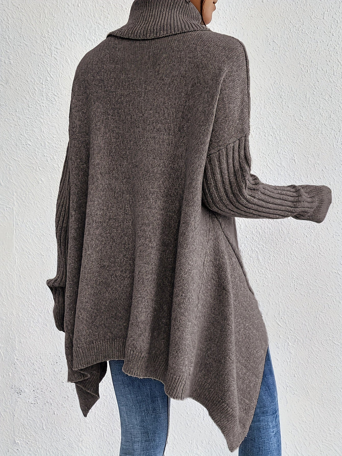 Ersilia | Maglione Oversize con Collo Alto – Lucia Toscana