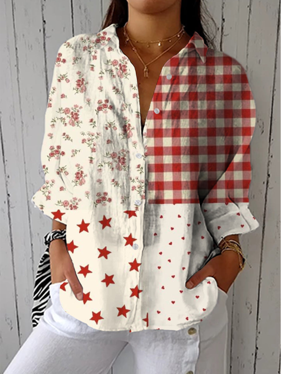 Elise | Blusa Patchwork Country