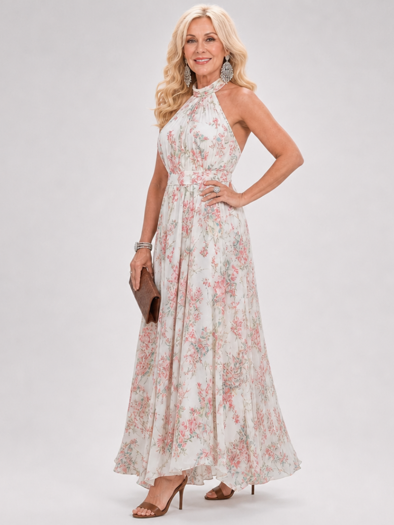 Abito Midi con Stampa Floreale Guinevere™