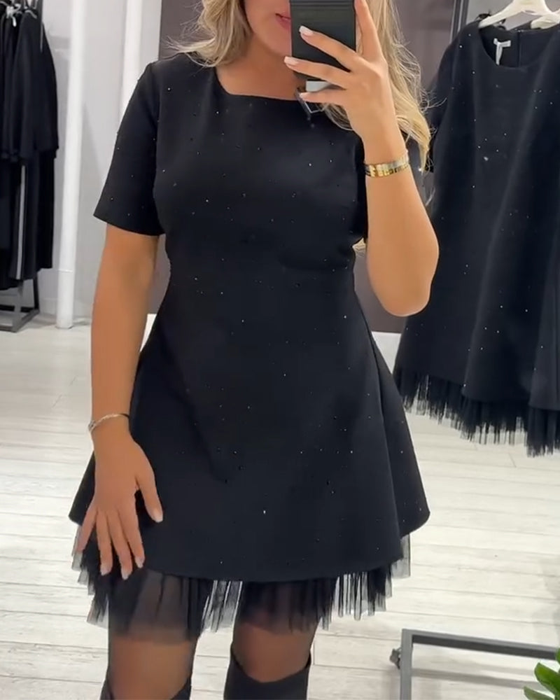 Cassie - Abito A-Line Patchwork