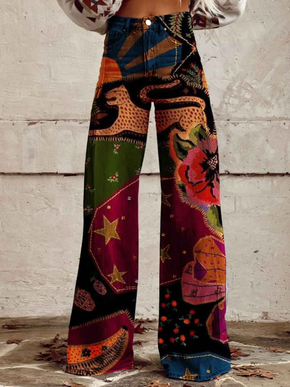 Léna - Pantaloni Bohemian Chic