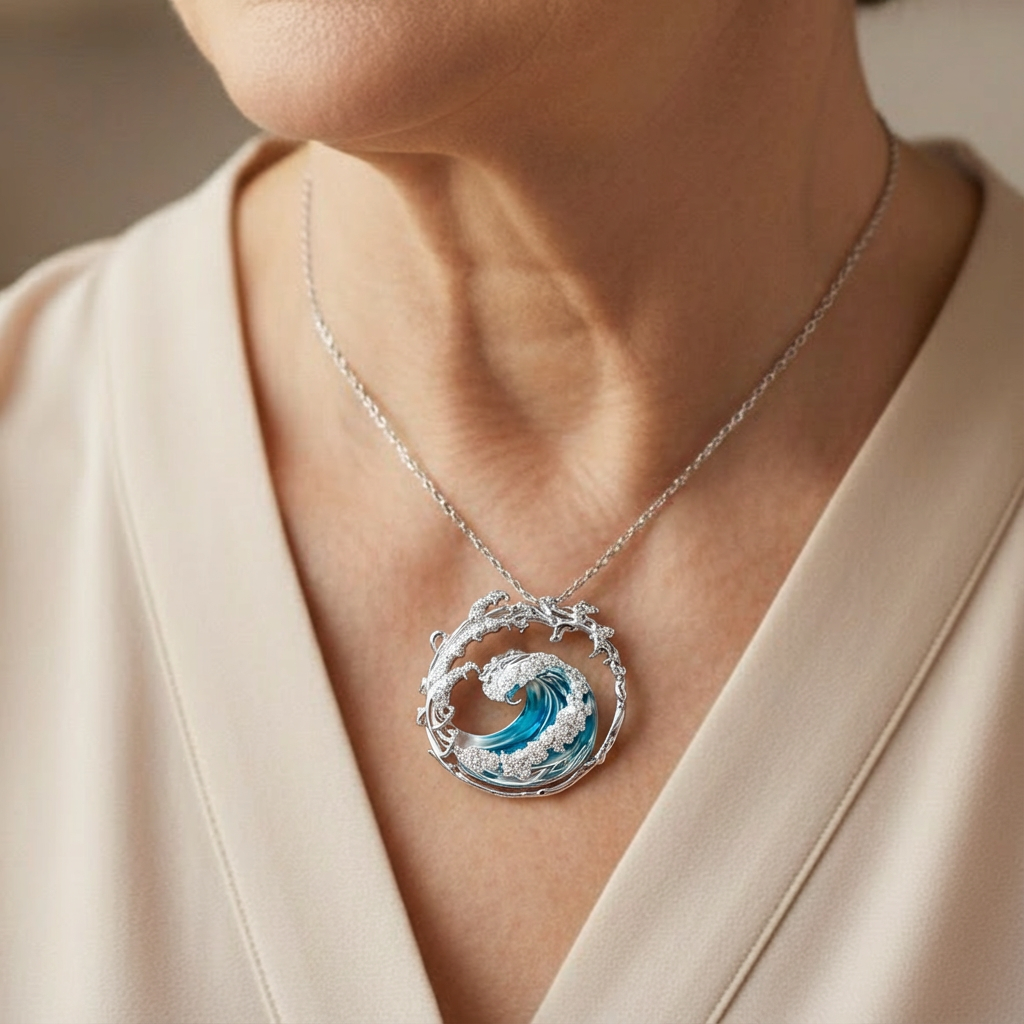 Collana in Argento Ocean's Oath con Orecchini in Omaggio – Offerta a Tempo Limitato
