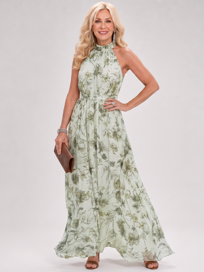 Abito Midi con Stampa Floreale Guinevere™