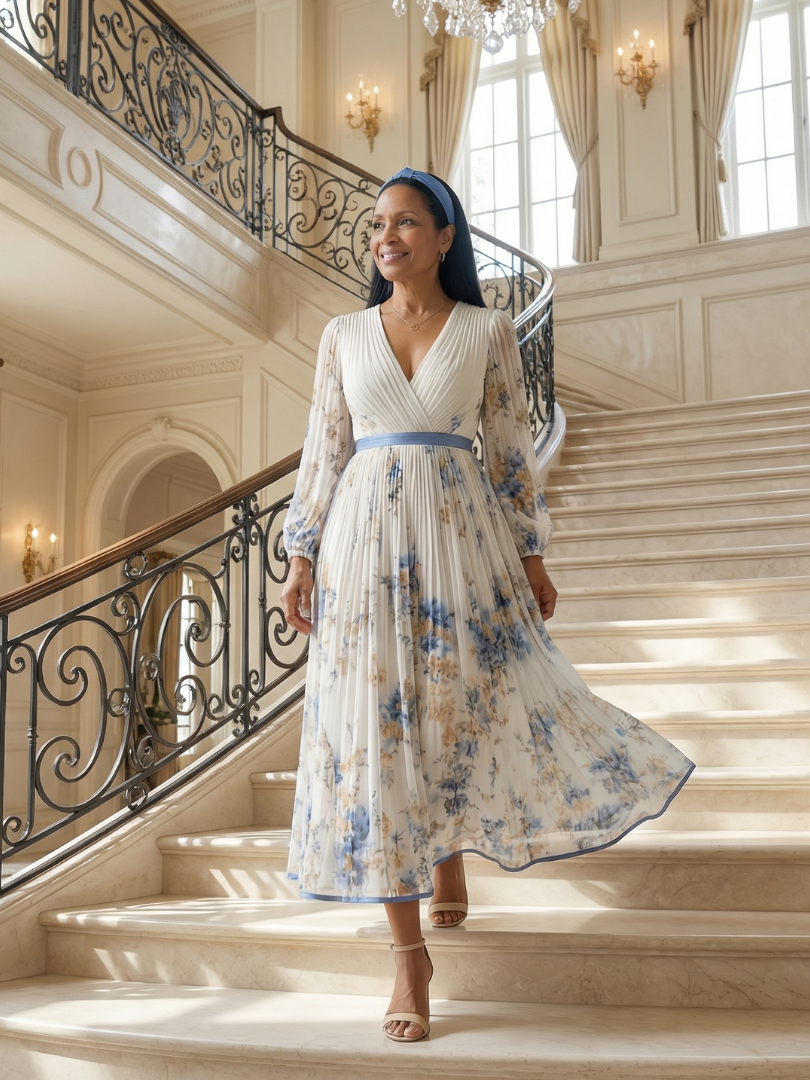 Rielle | Abito Midi Drappeggiato