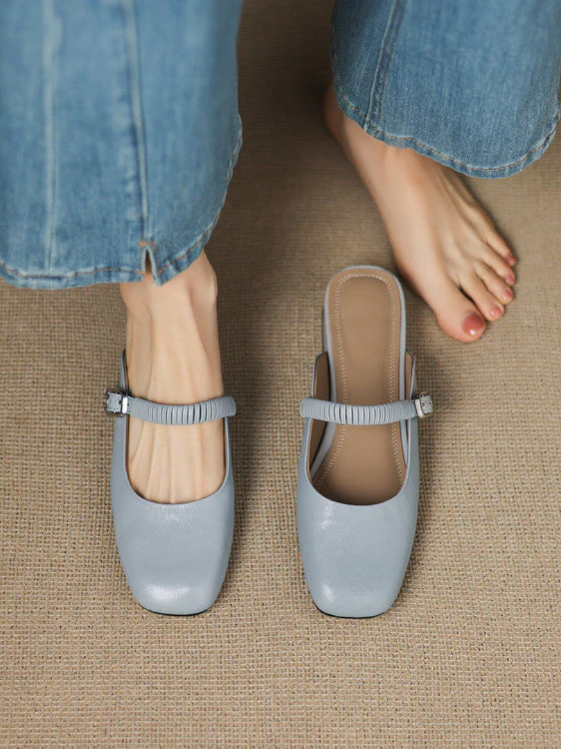 Novie | Mules Mary Jane in Pelle Vera
