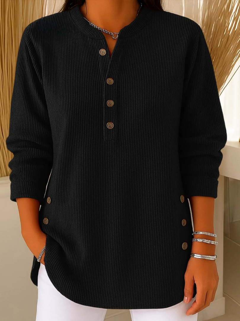 Neva | Tunica con Bottoni Henley