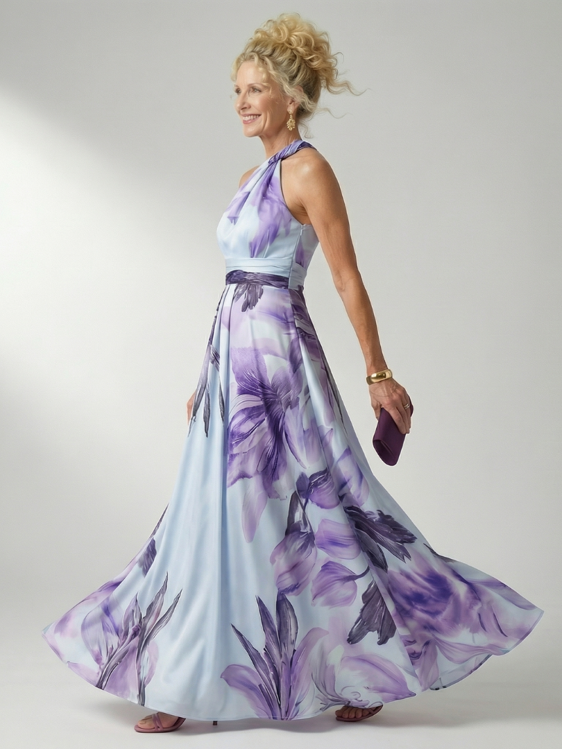 Amiel™ Abito Maxi Floreale Leggero