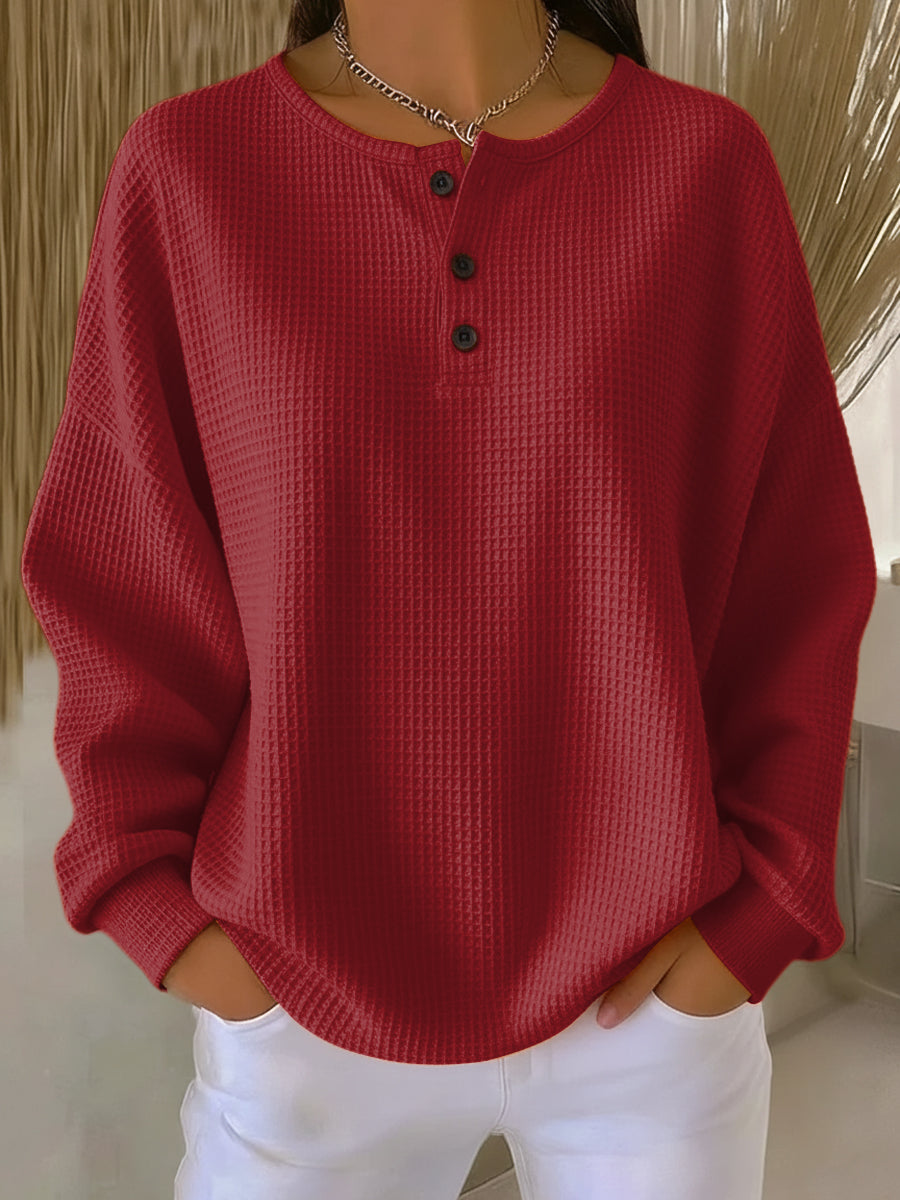 Mirabel | Maglione Henley in Pile Confortevole