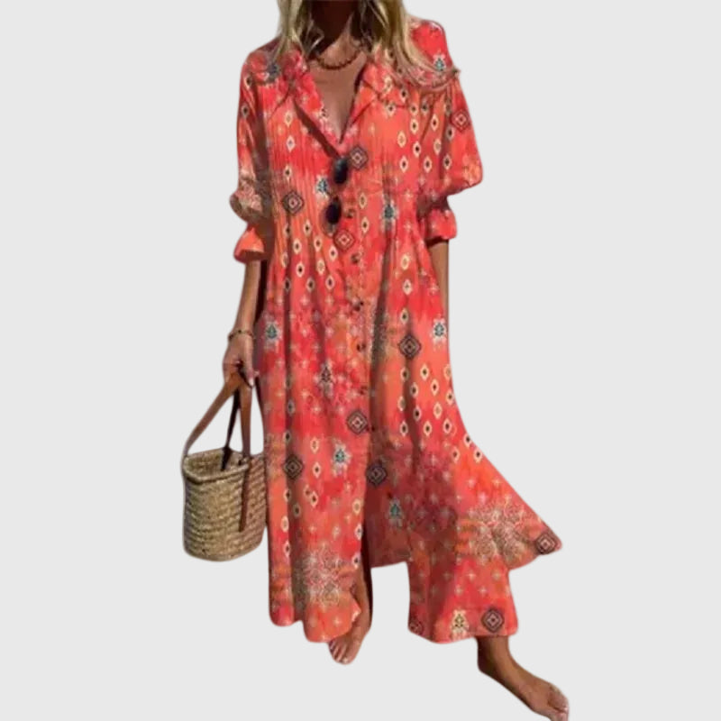 Zariah | Elegante abito lungo in stile bohemien