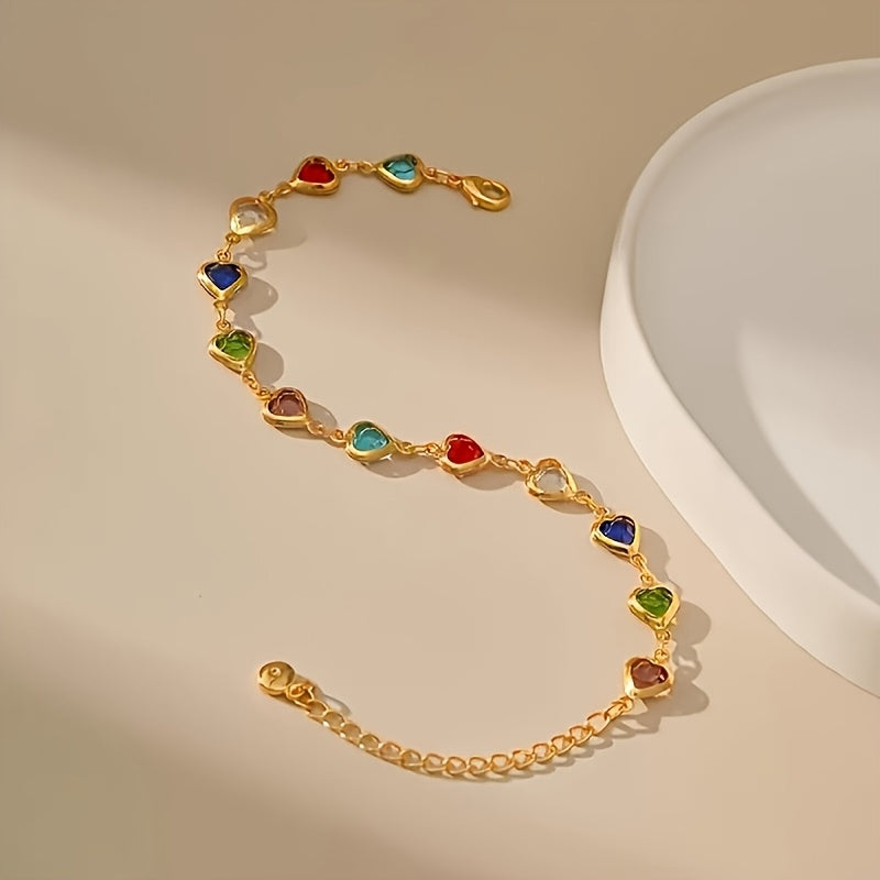 Bracciale a forma di cuore unico