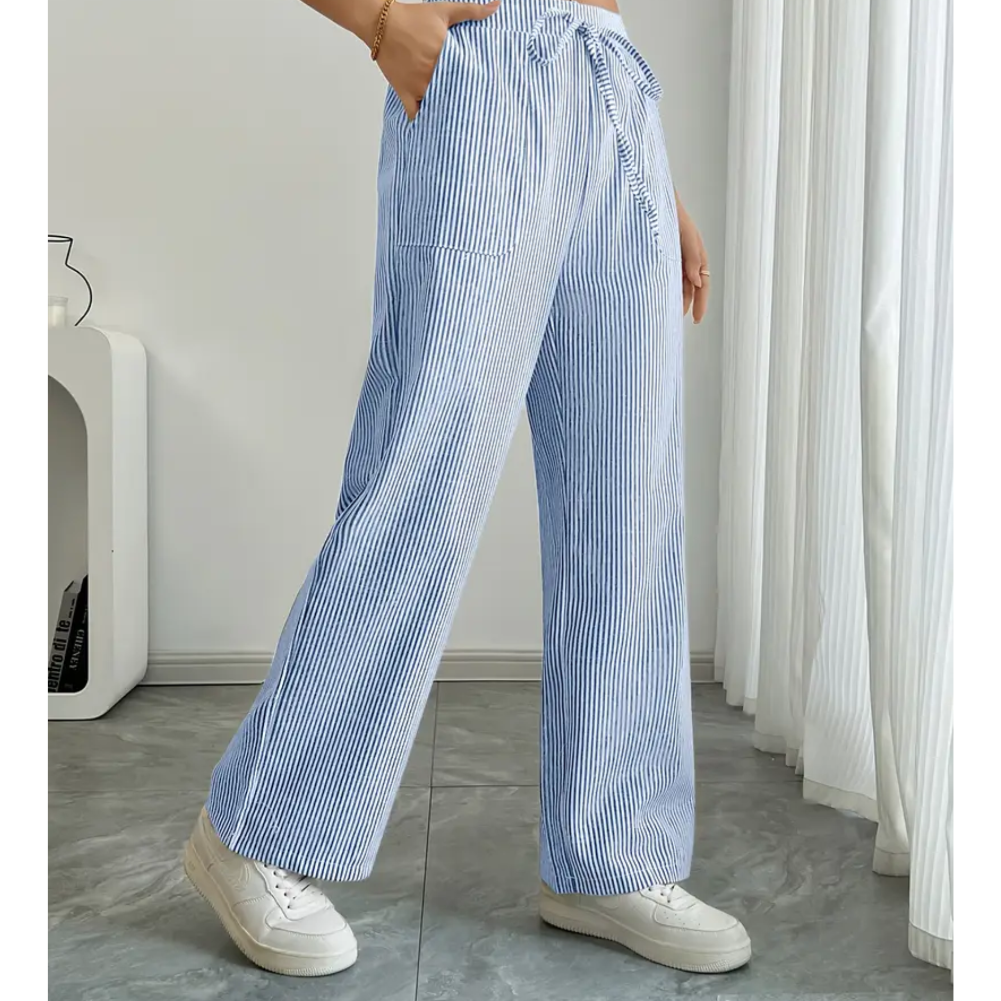 Amber™ | Pantaloni a righe con tasche