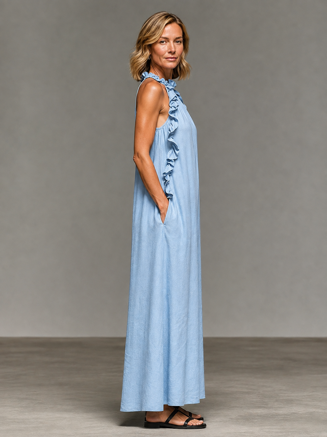 Emma | Maxi con Rouches Morbido
