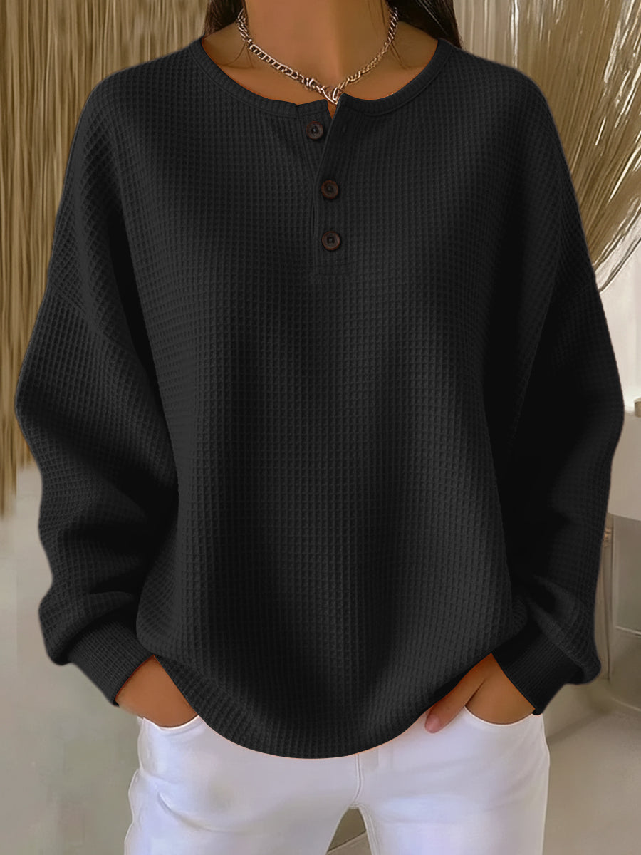 Mirabel | Maglione Henley in Pile Confortevole