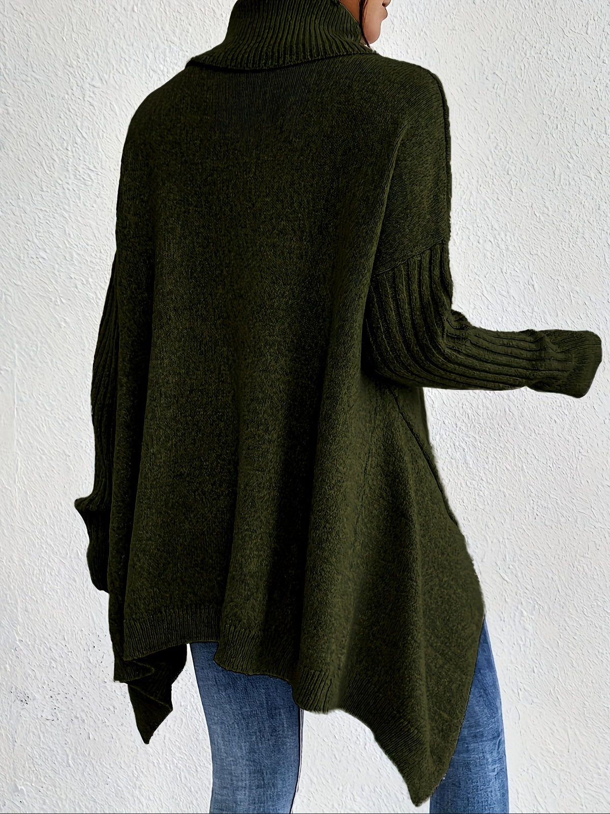 Ersilia | Maglione Oversize con Collo Alto – Lucia Toscana
